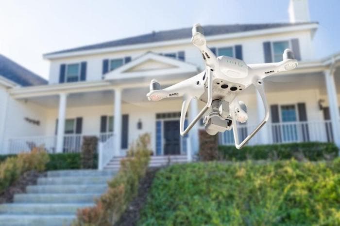 Drone used for aerial property photography on the Gold Coast